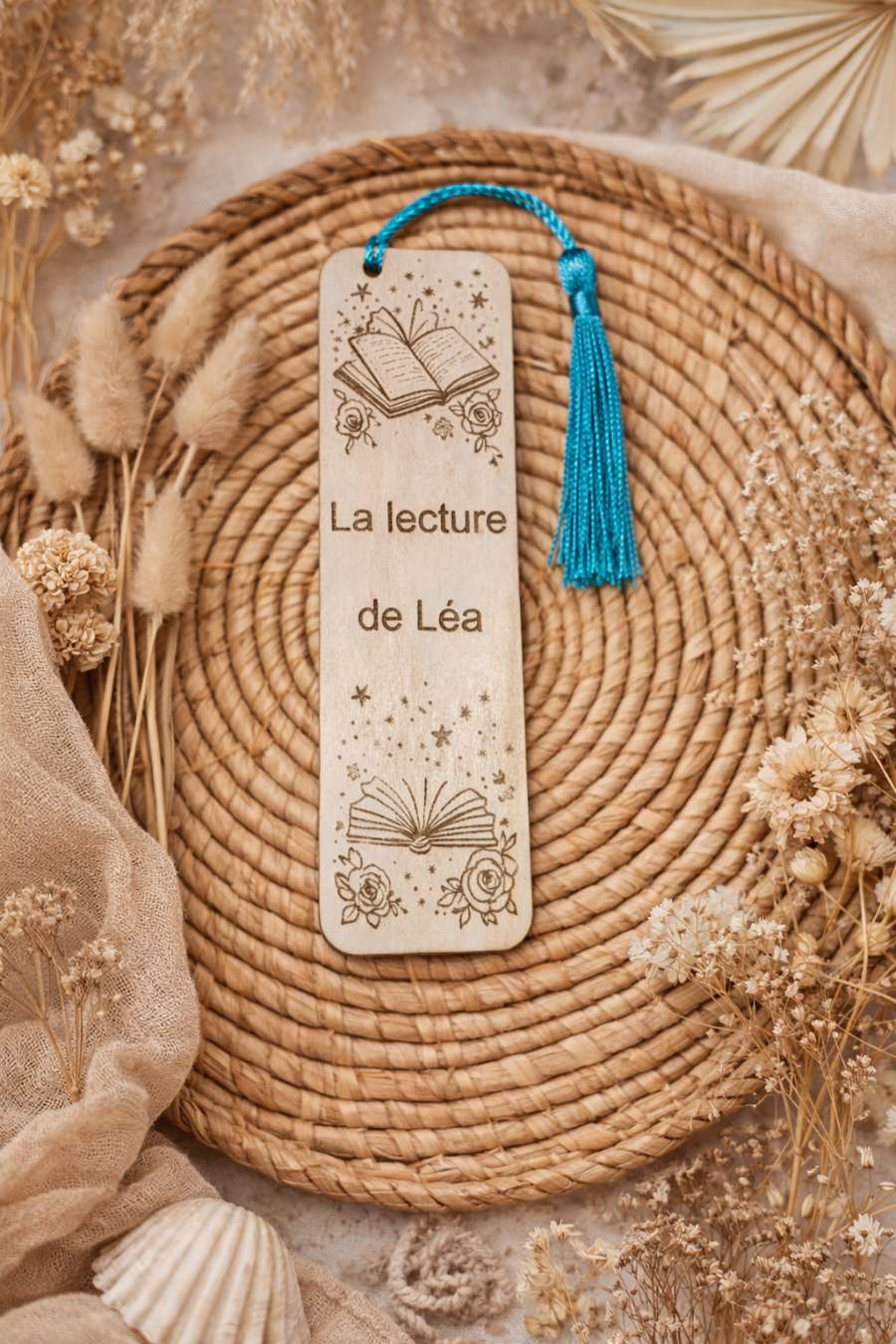 ✨📖 Marque-page en bois personnalisé – L’accessoire élégant des amoureux de lecture 📖✨