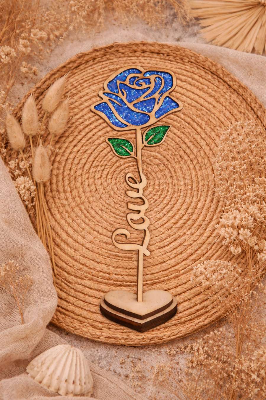 Rose Eternelle en Bois🌹
