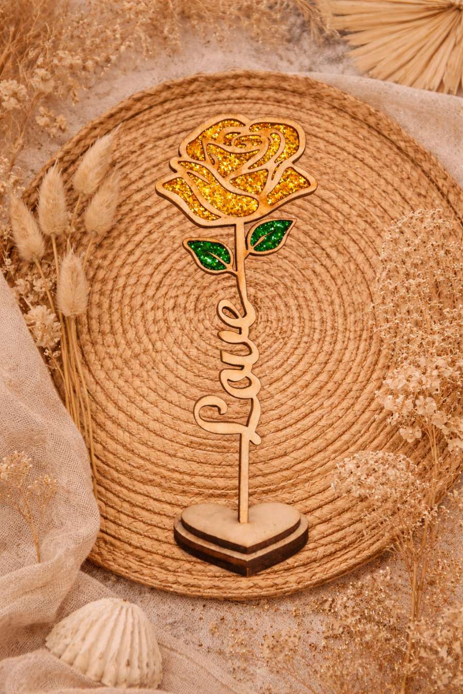 Rose Eternelle en Bois🌹