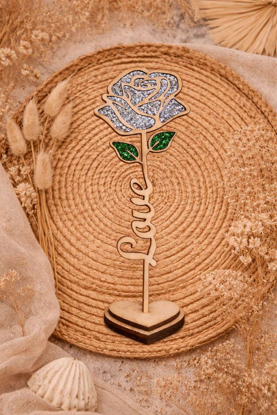 Rose Eternelle en Bois🌹