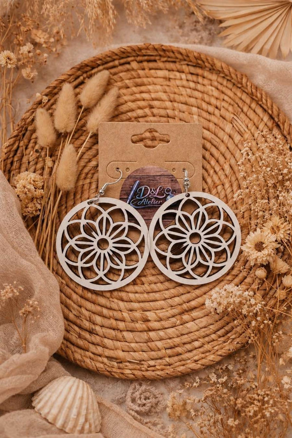 ✨🌸 Boucles d’oreilles Mandala – Élégance bohème & couleurs 🌸✨
