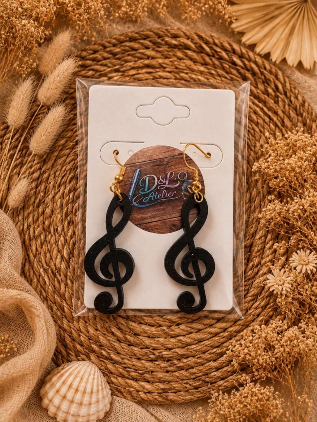 Boucle d’oreille rêve en musique