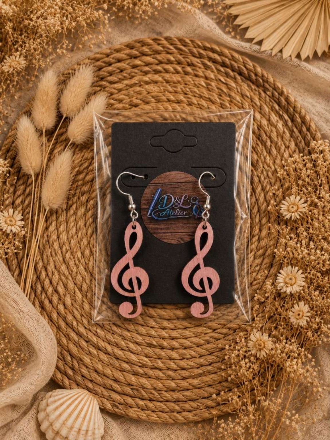 Boucle d’oreille rêve en musique