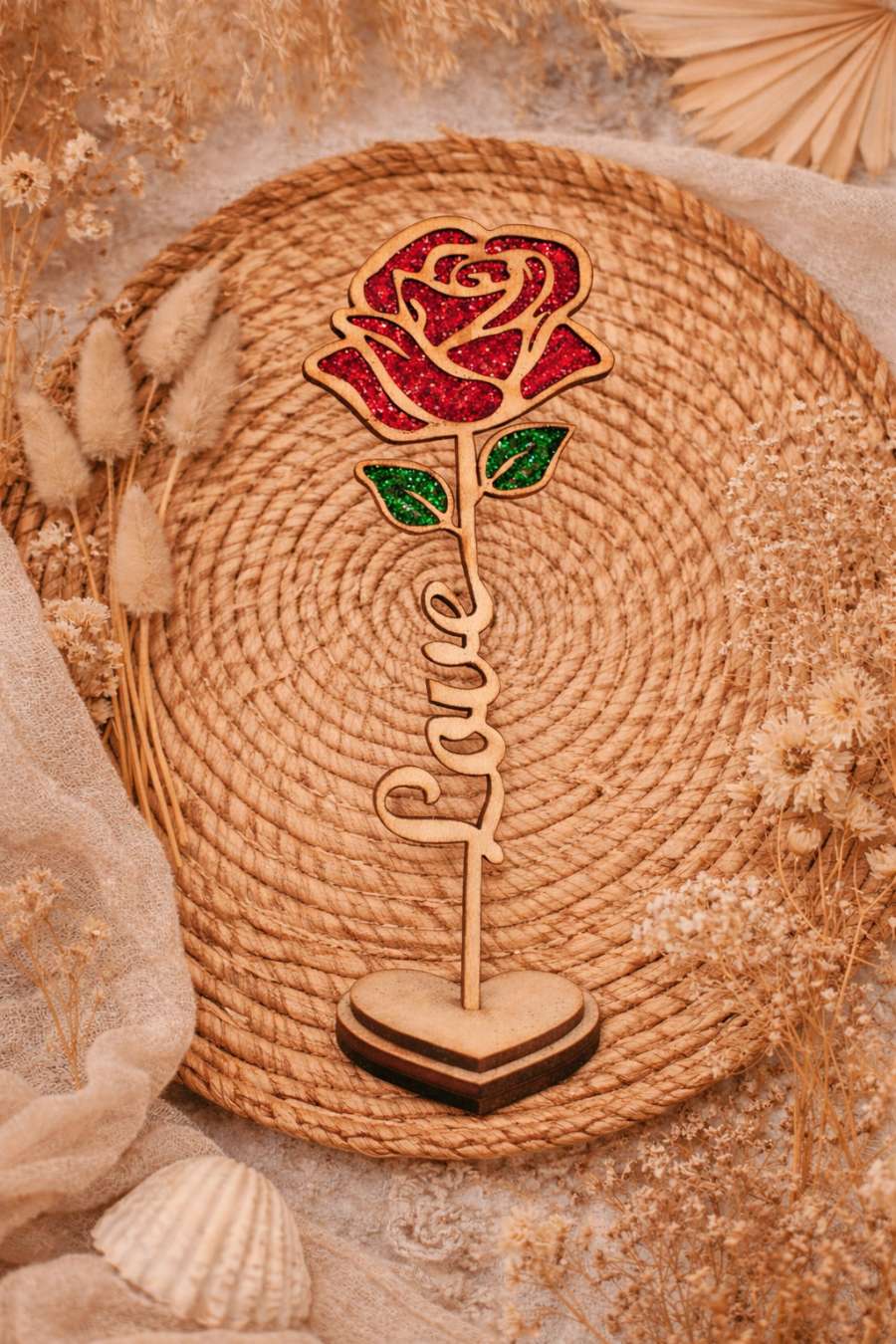 Rose Eternelle en Bois🌹