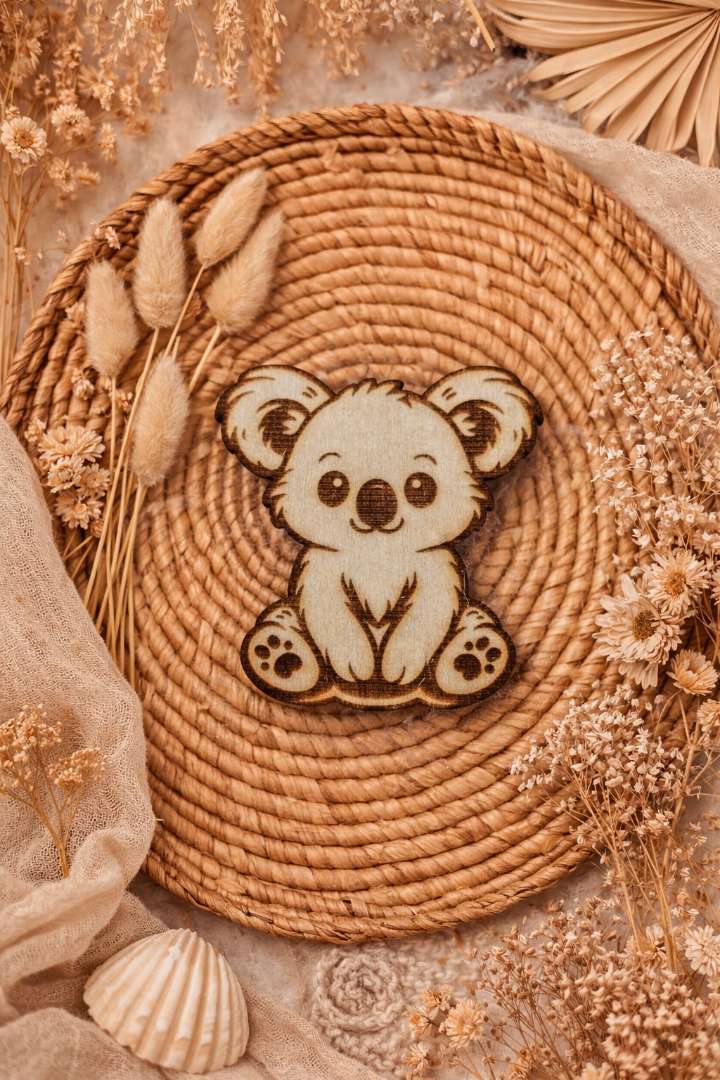 Magnets animaux en bois gravé 🐾🌿