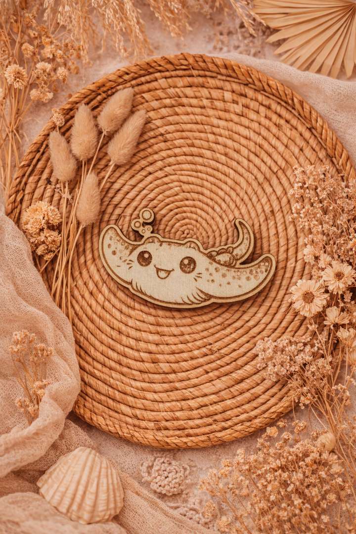Magnets animaux en bois gravé 🐾🌿