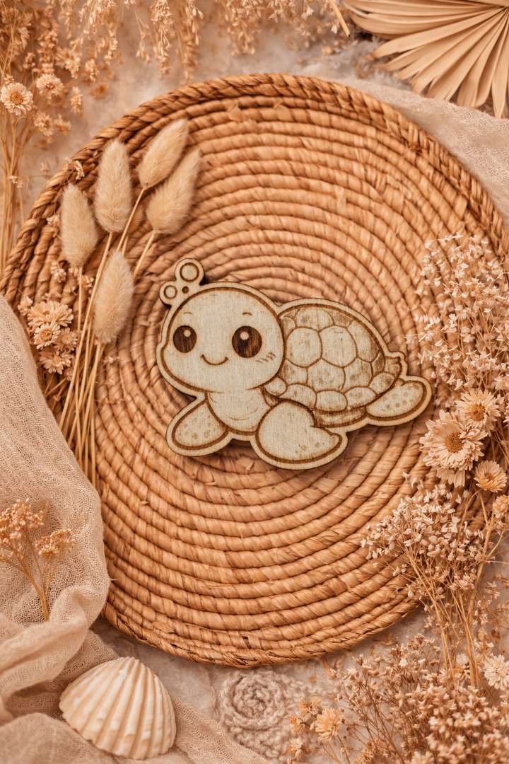 Magnets animaux en bois gravé 🐾🌿