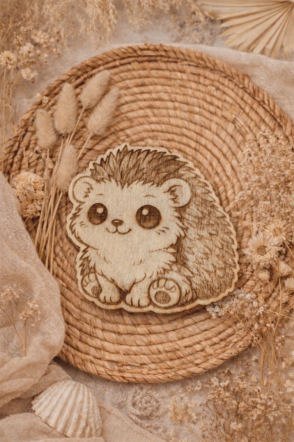Magnets animaux en bois gravé 🐾🌿
